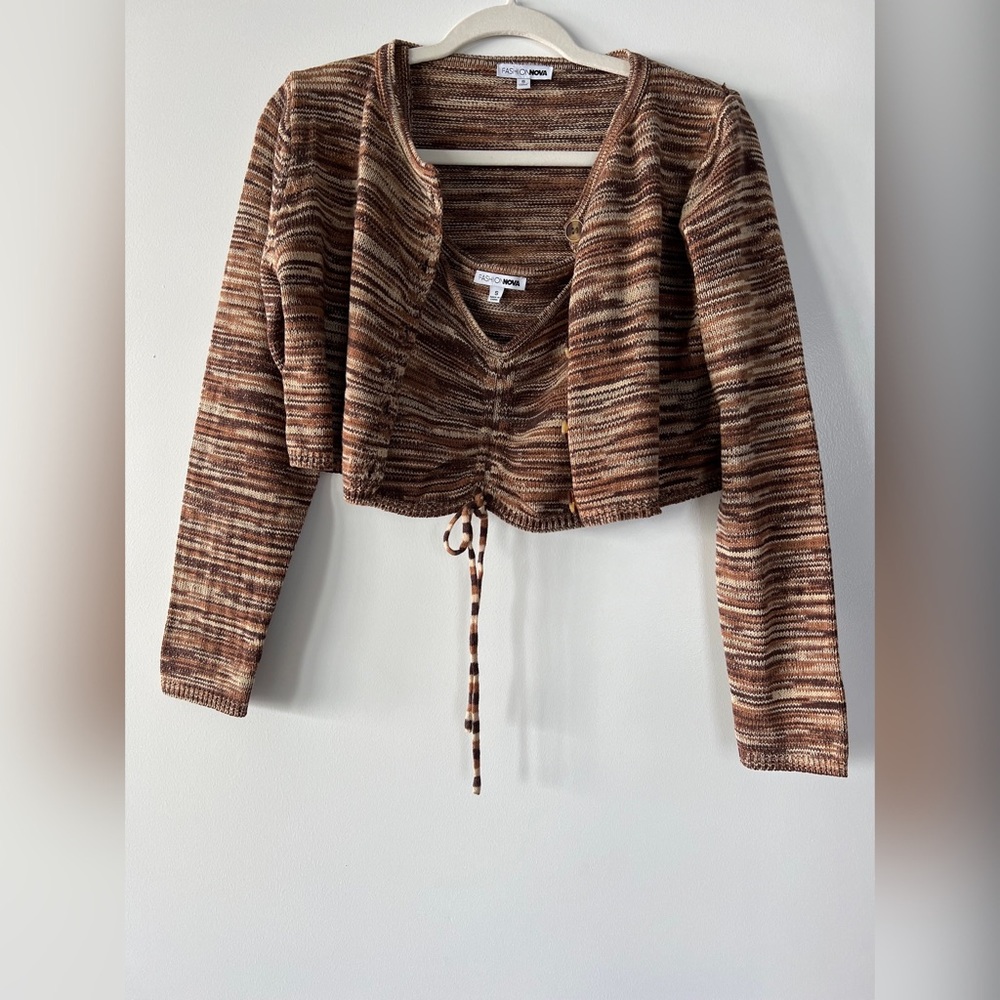 SHIRT WITH CARDIGAN